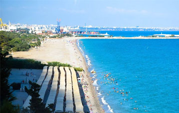 Sarısu Kadınlar Plajı — Wyndham Garden Antalya Konyaaltı yakını